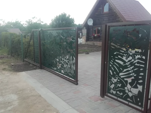Moderno metāla žogu,vārtu dizaina paneļi